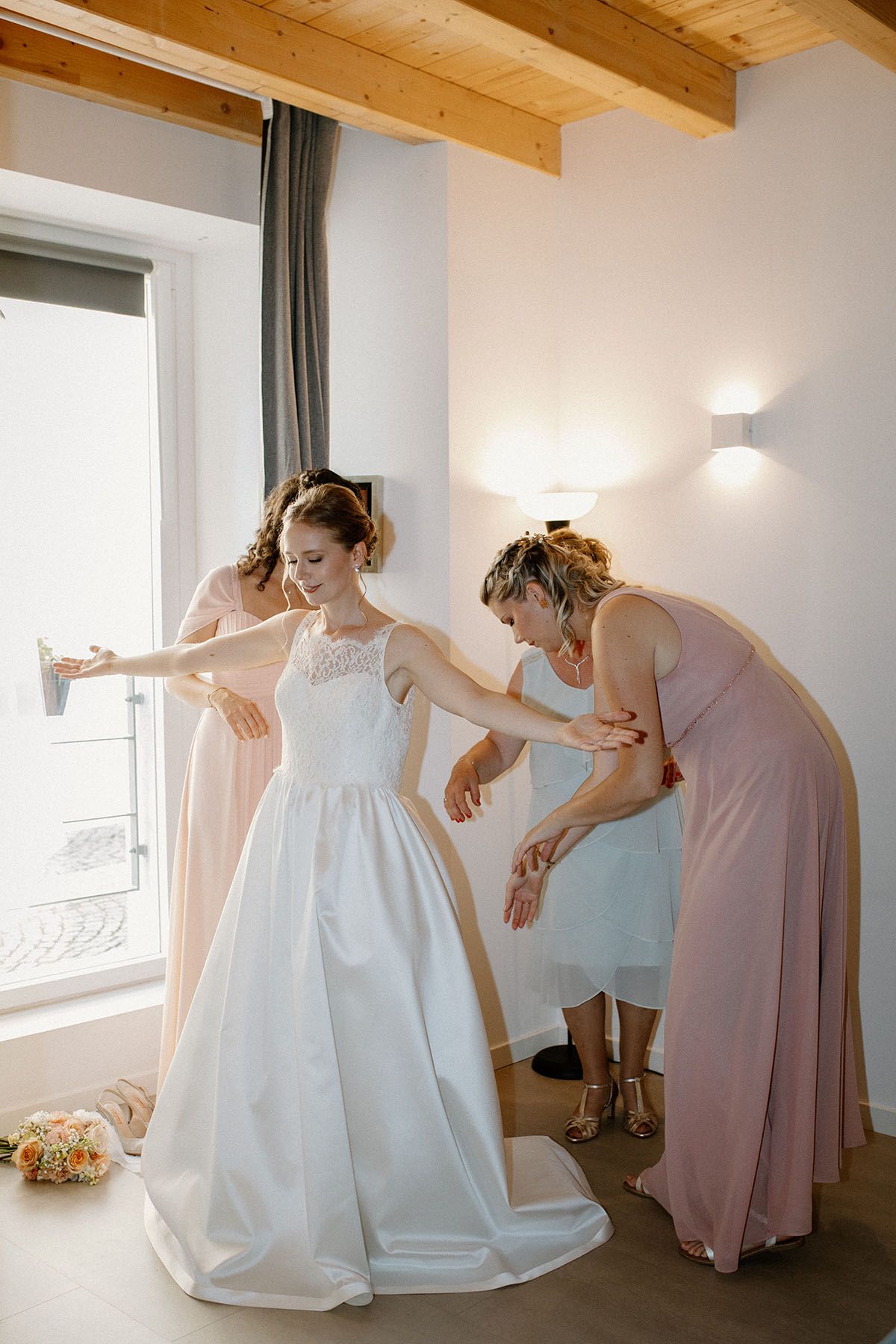 Preparativi della sposa a Lecco