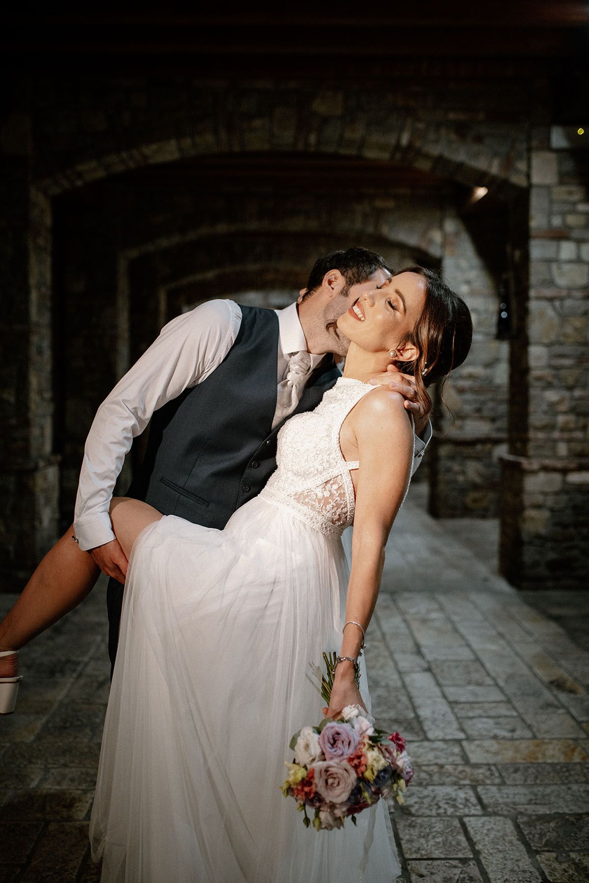 Shooting degli sposi a Le Cantorie, Franciacorta