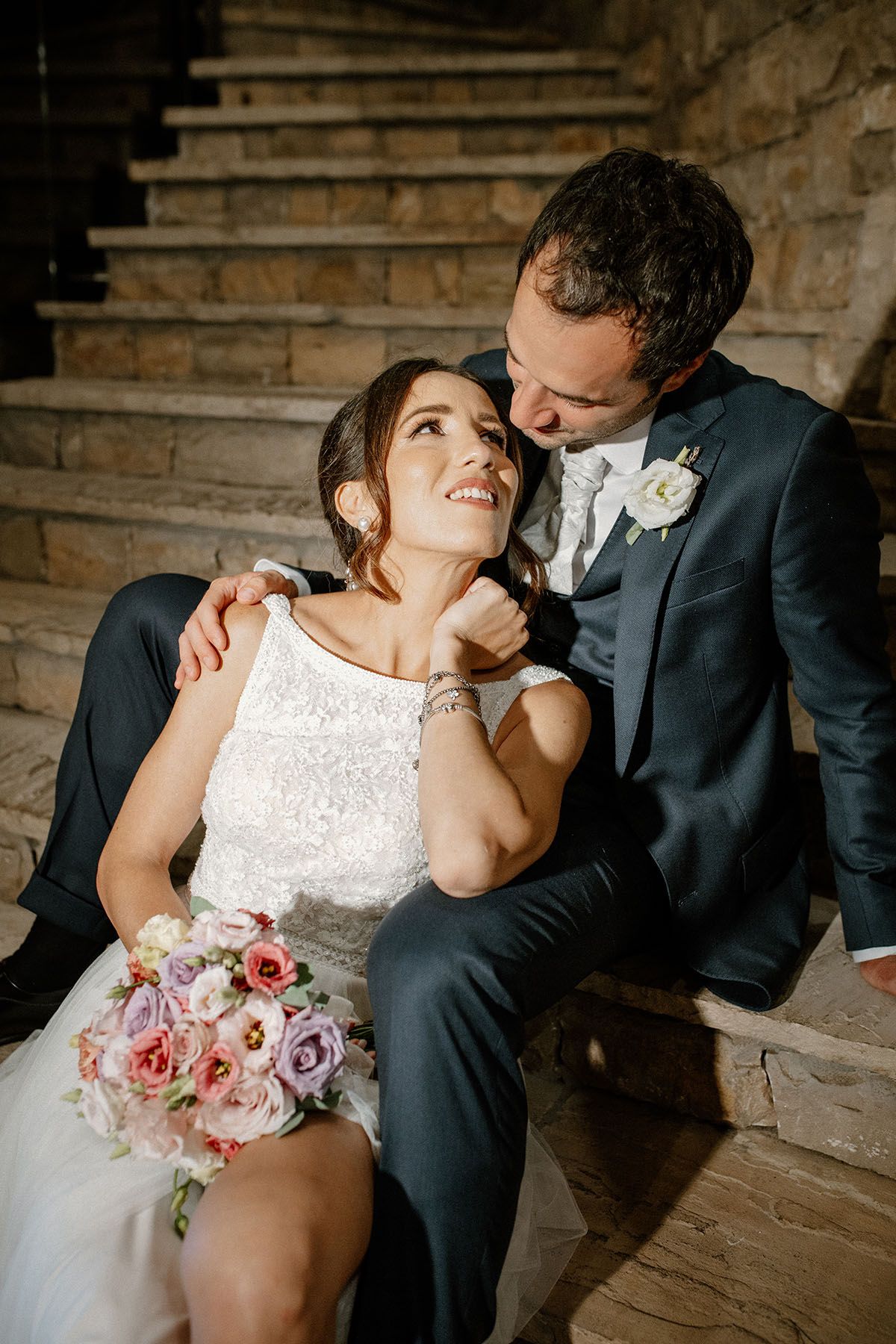 Shooting degli sposi a Le Cantorie, Franciacorta