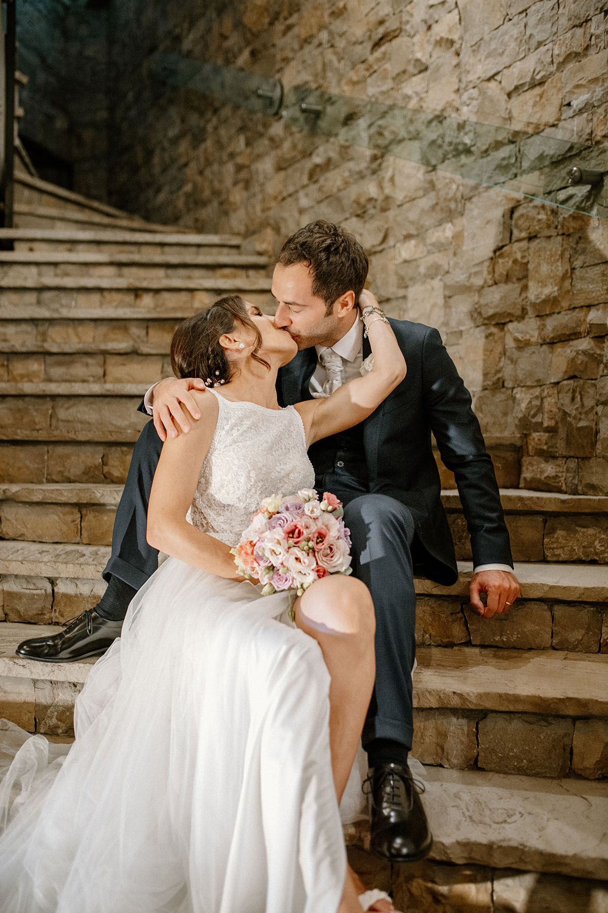 Shooting degli sposi a Le Cantorie, Franciacorta