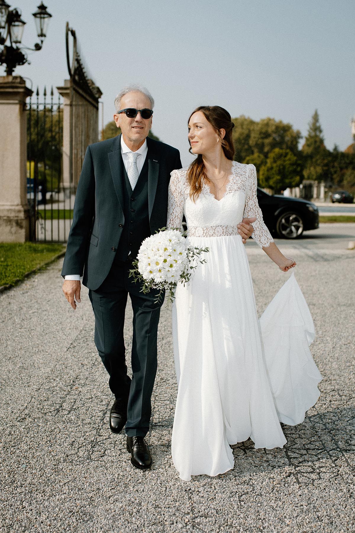 Arrivo della sposa in Villa reale a Monza