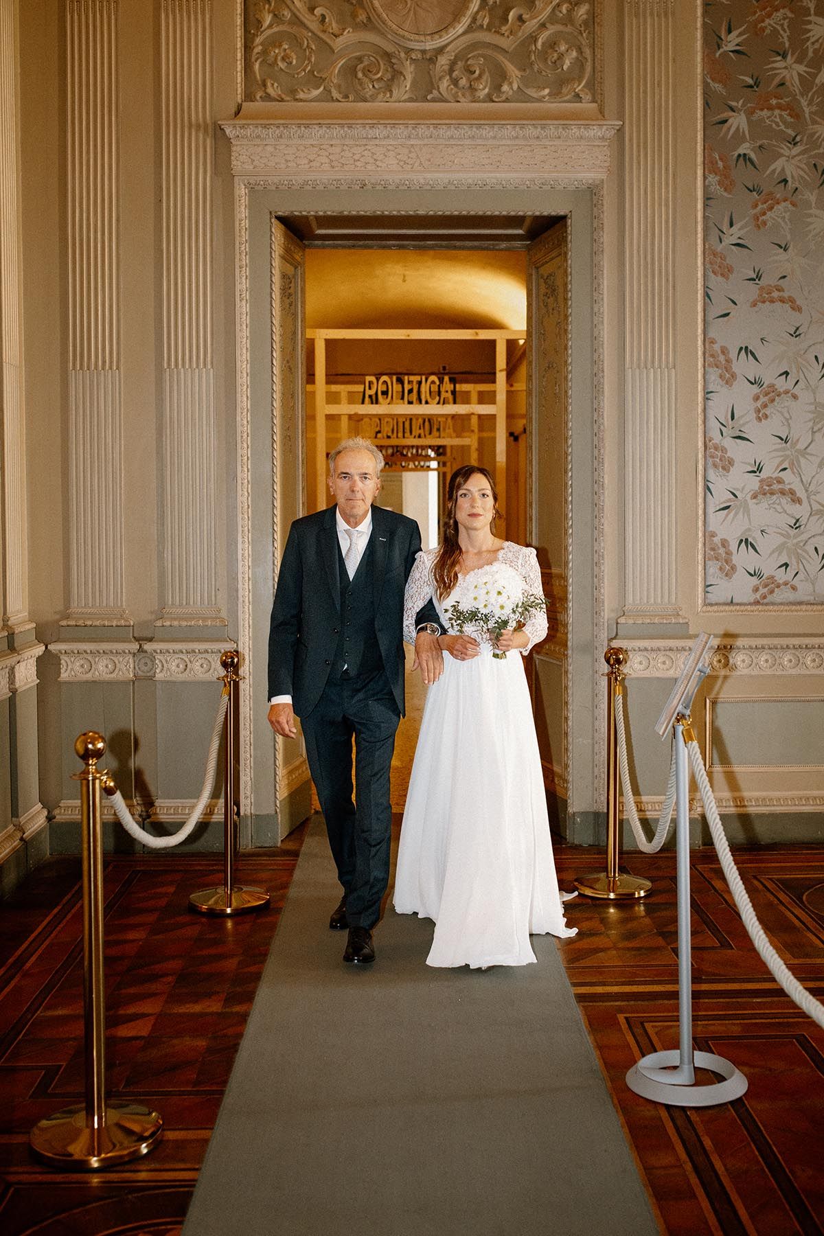 Arrivo della sposa in Villa reale a Monza