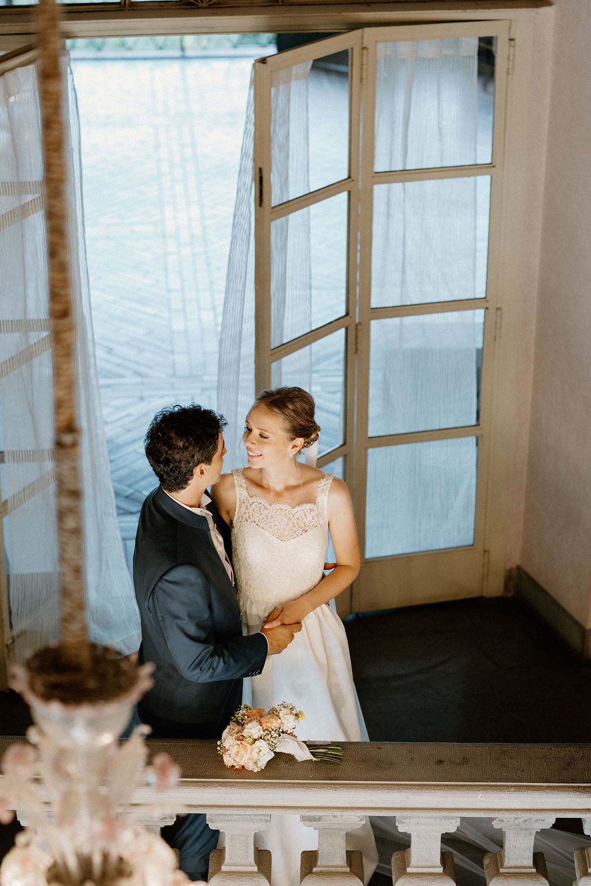 Coppia di sposi a Villa Malliana, reportage di matrimonio