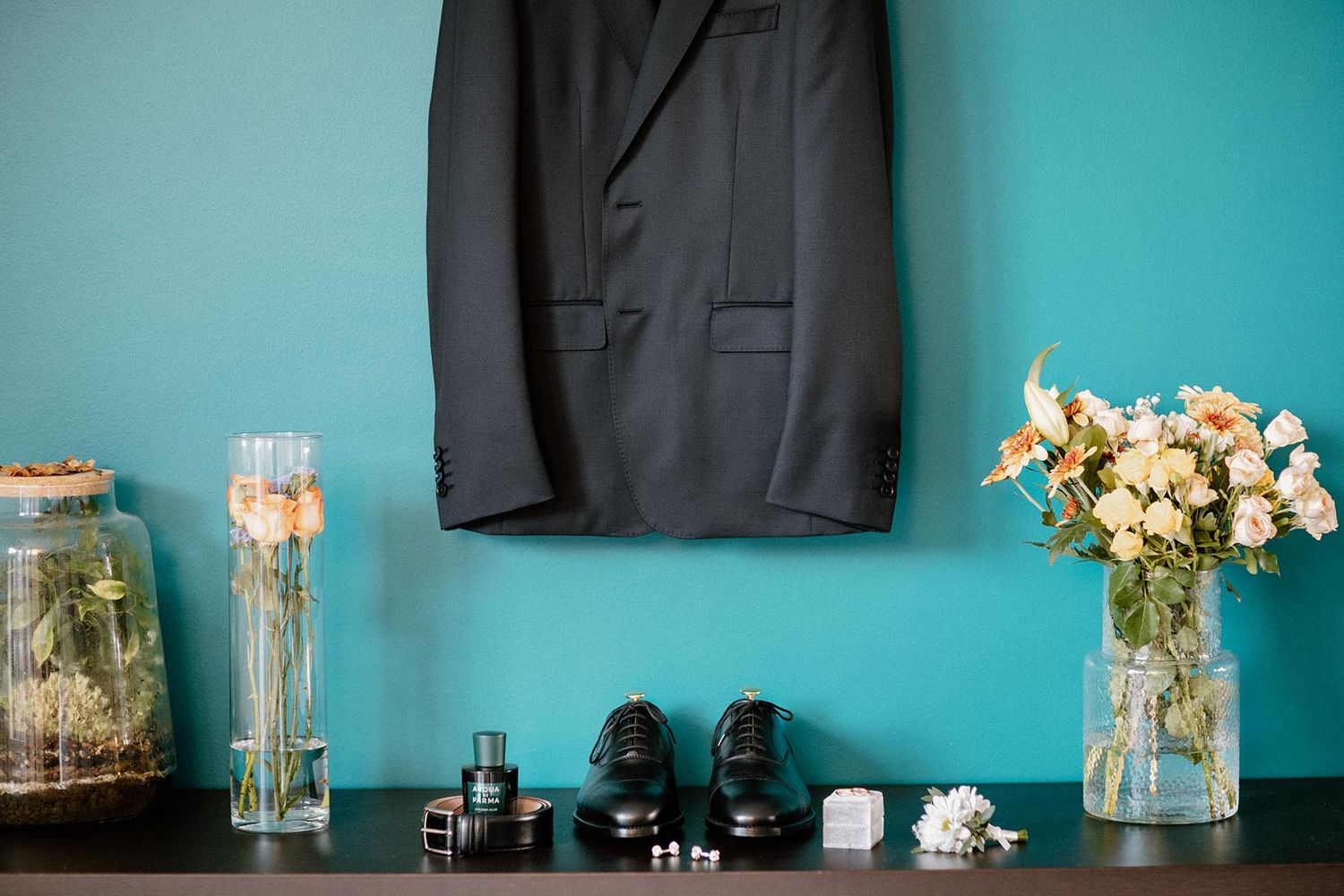 Abito e accessori si matrimonio per lo sposo