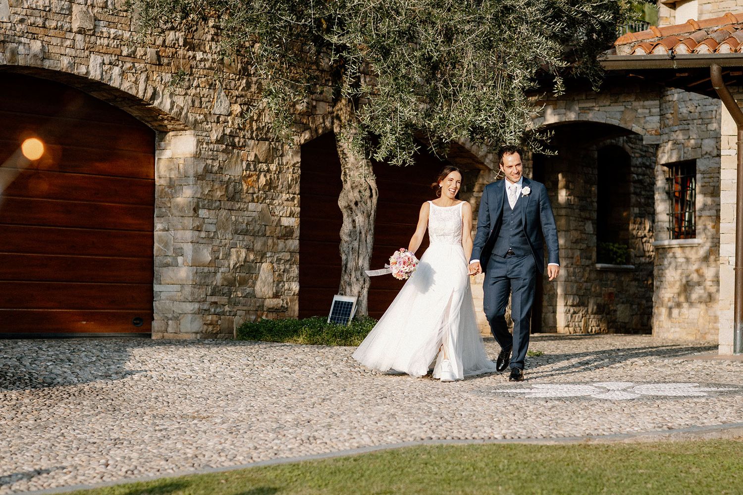Shooting degli sposi a Le Cantorie, Franciacorta