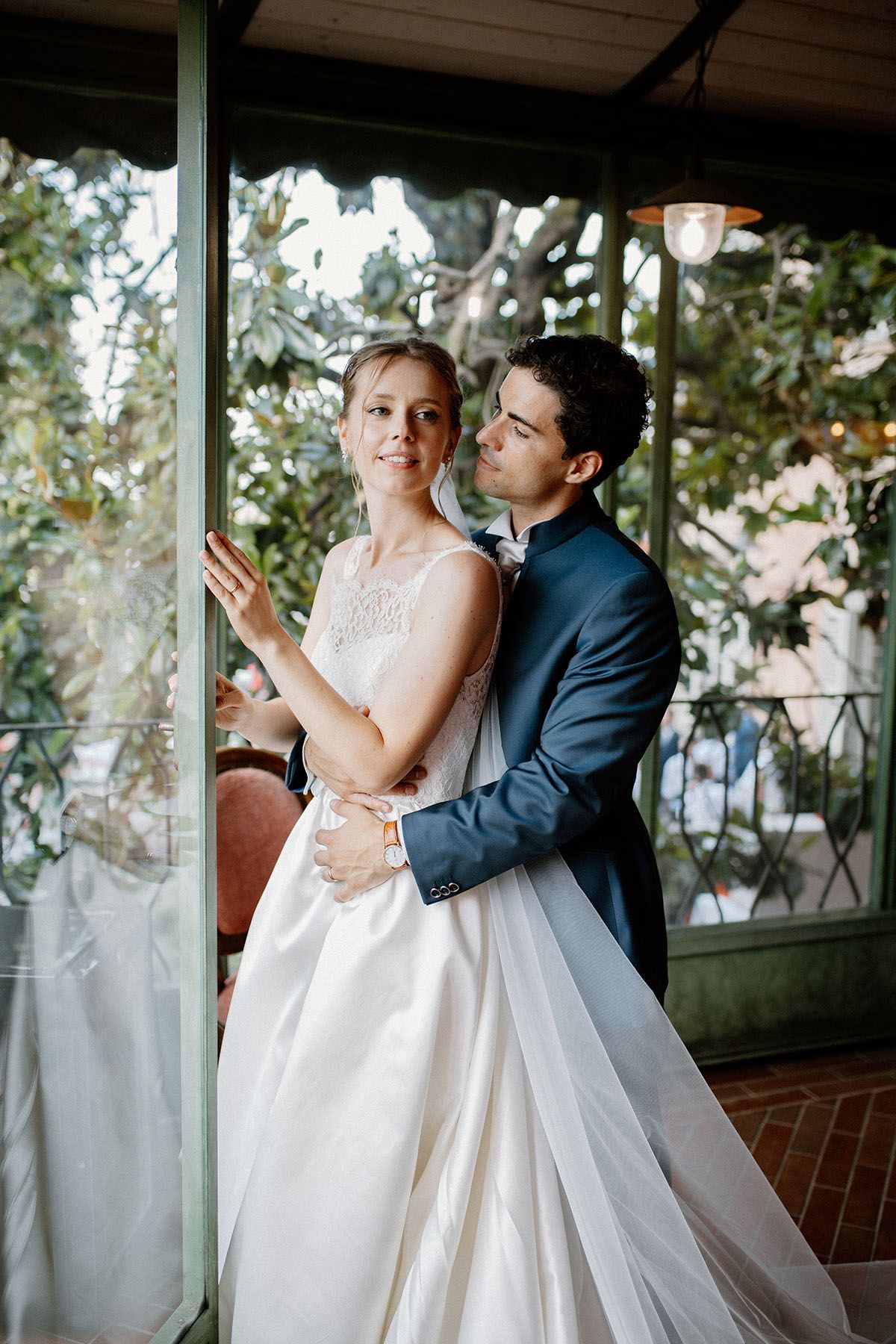 Coppia di sposi a Villa Malliana, reportage di matrimonio