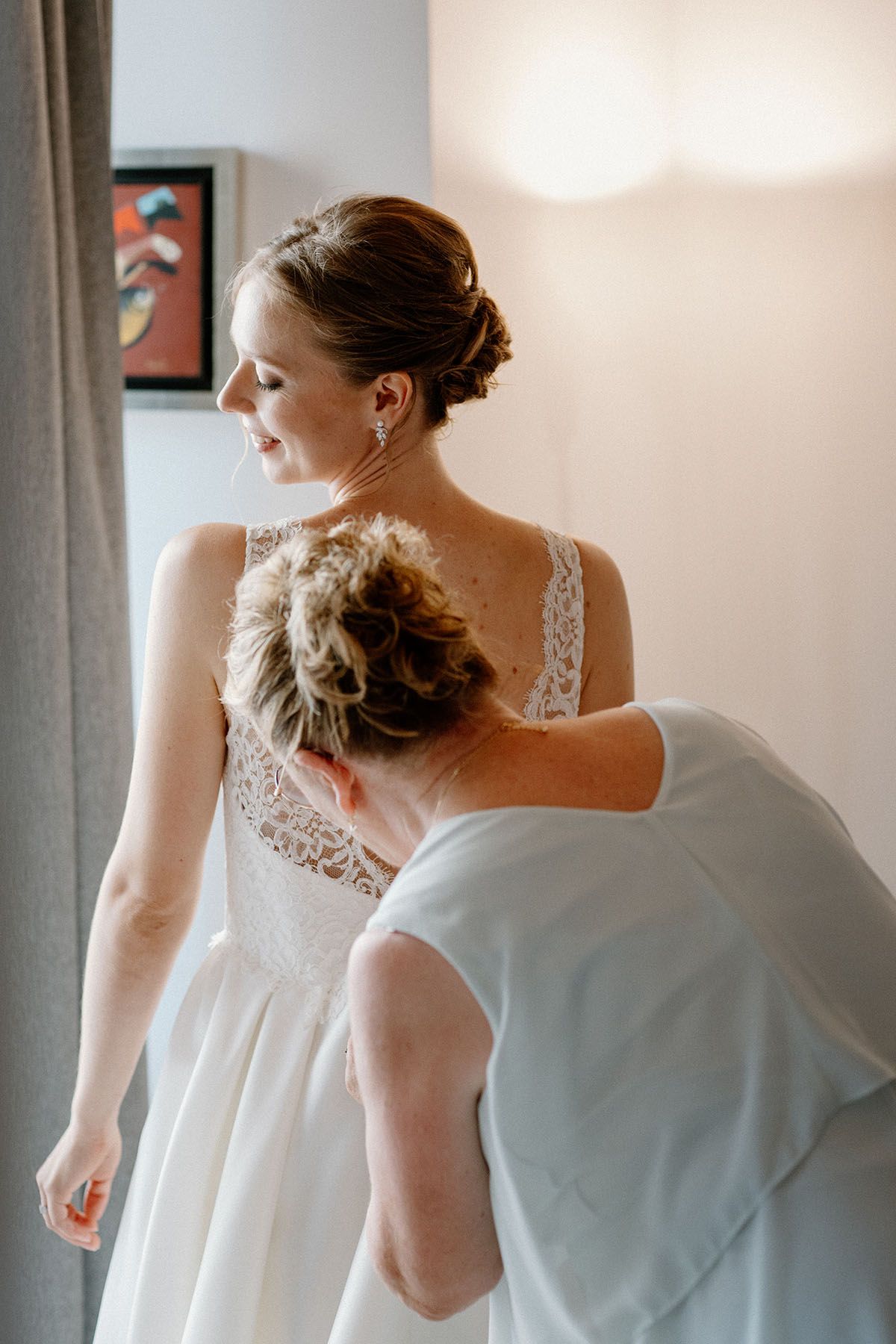 Preparativi della sposa a Lecco