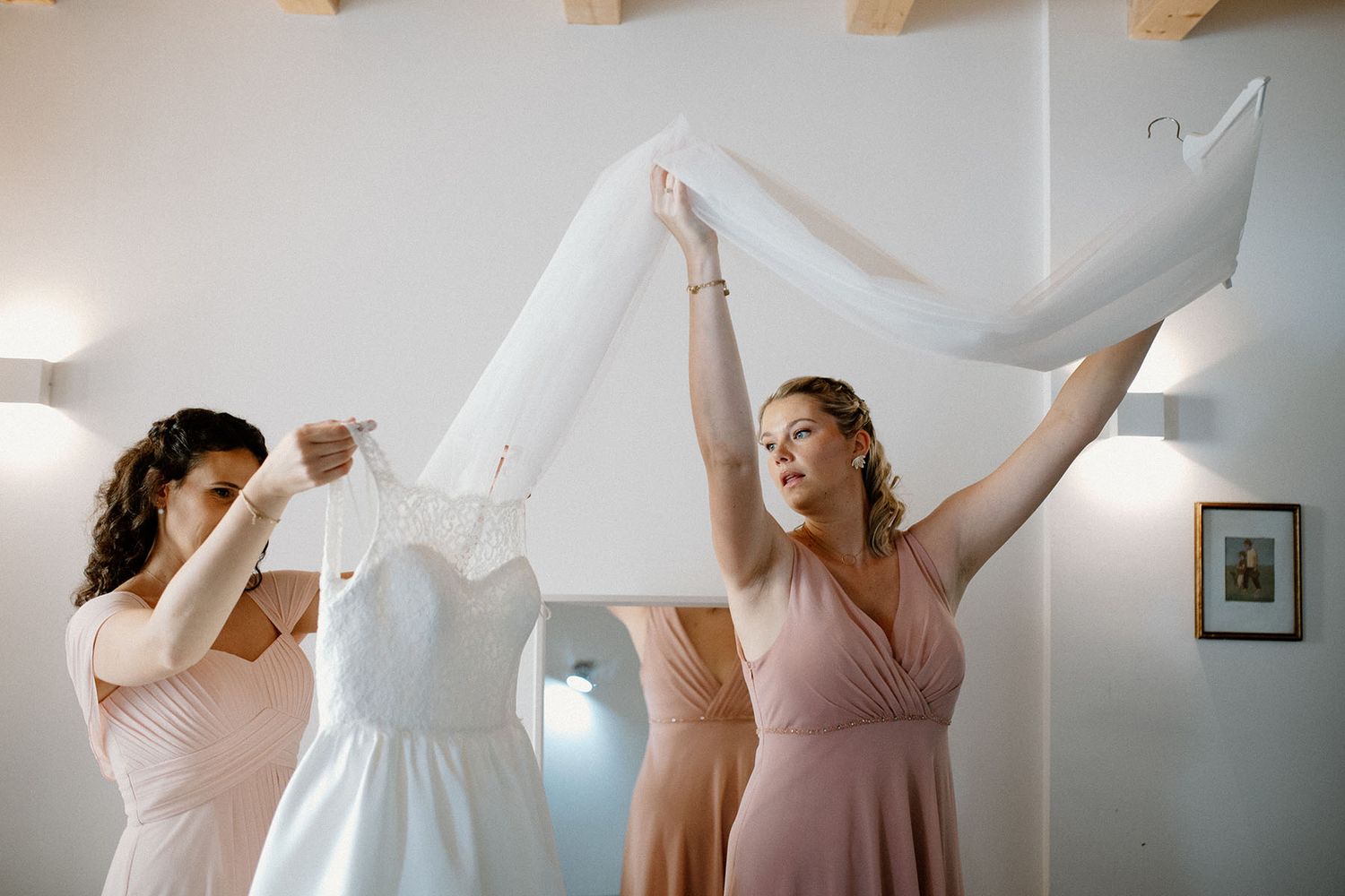 Preparativi della sposa a Lecco