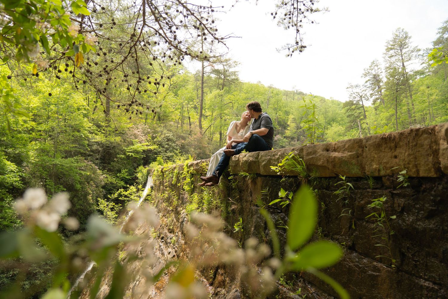 Paris Mountain Engagement Photoshoot South Carolina. Cinematic storytelling, visual poetry photography www.thelordsfruit.com