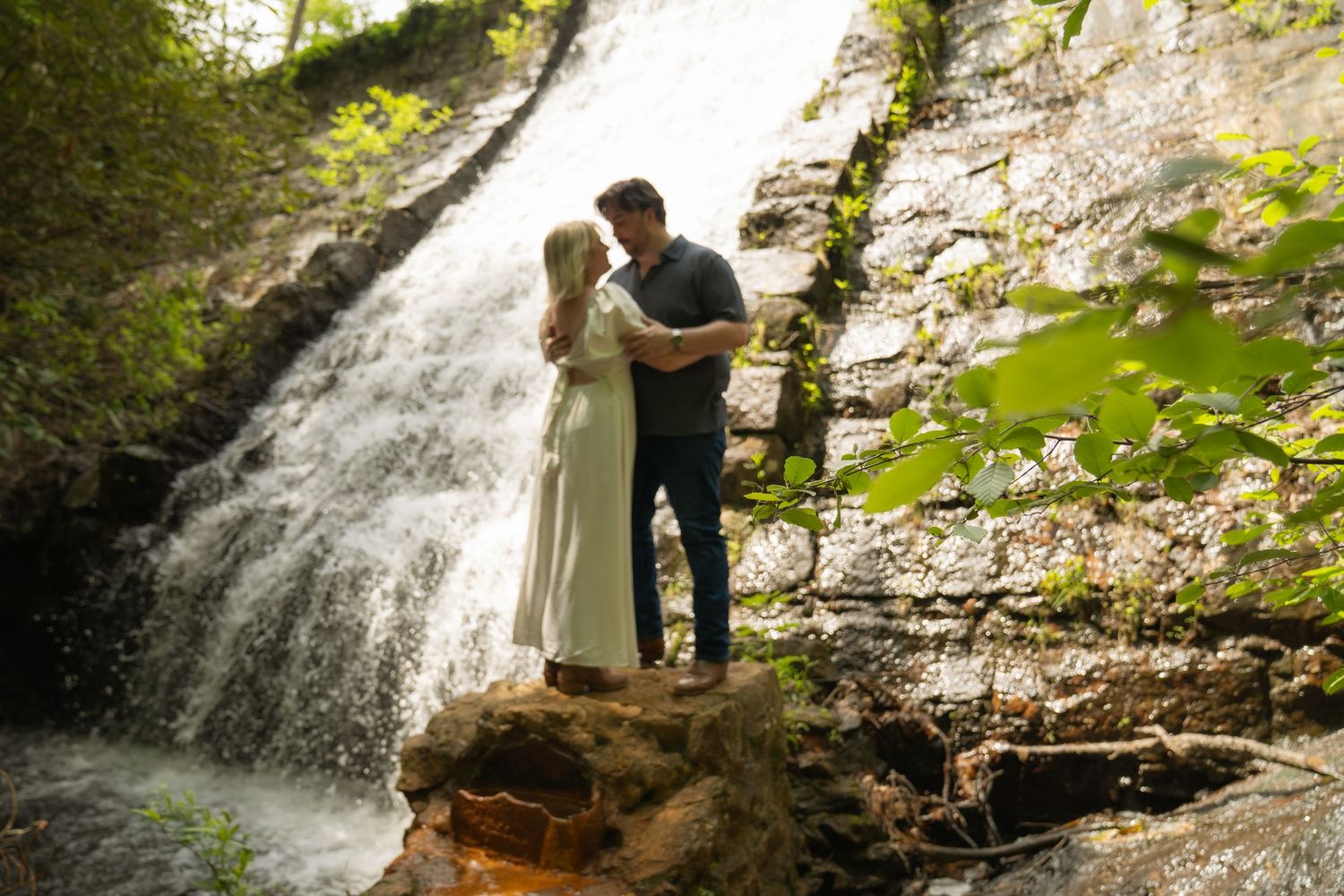 Paris Mountain Engagement Photoshoot South Carolina. Cinematic storytelling, visual poetry photography www.thelordsfruit.com