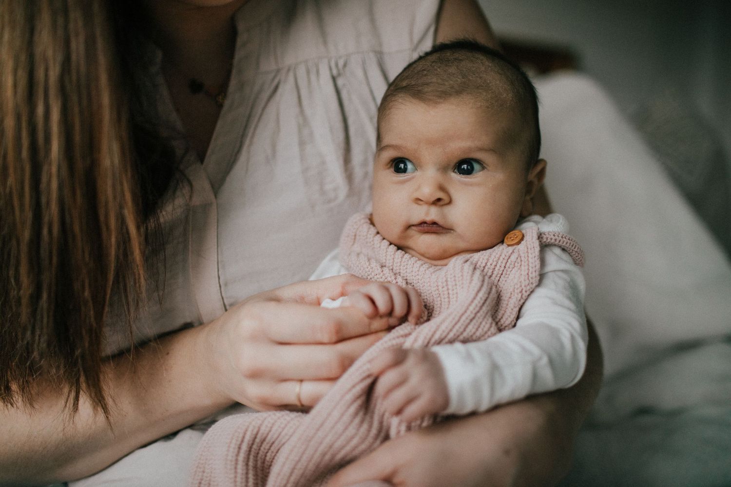 Image of newborn baby girl.