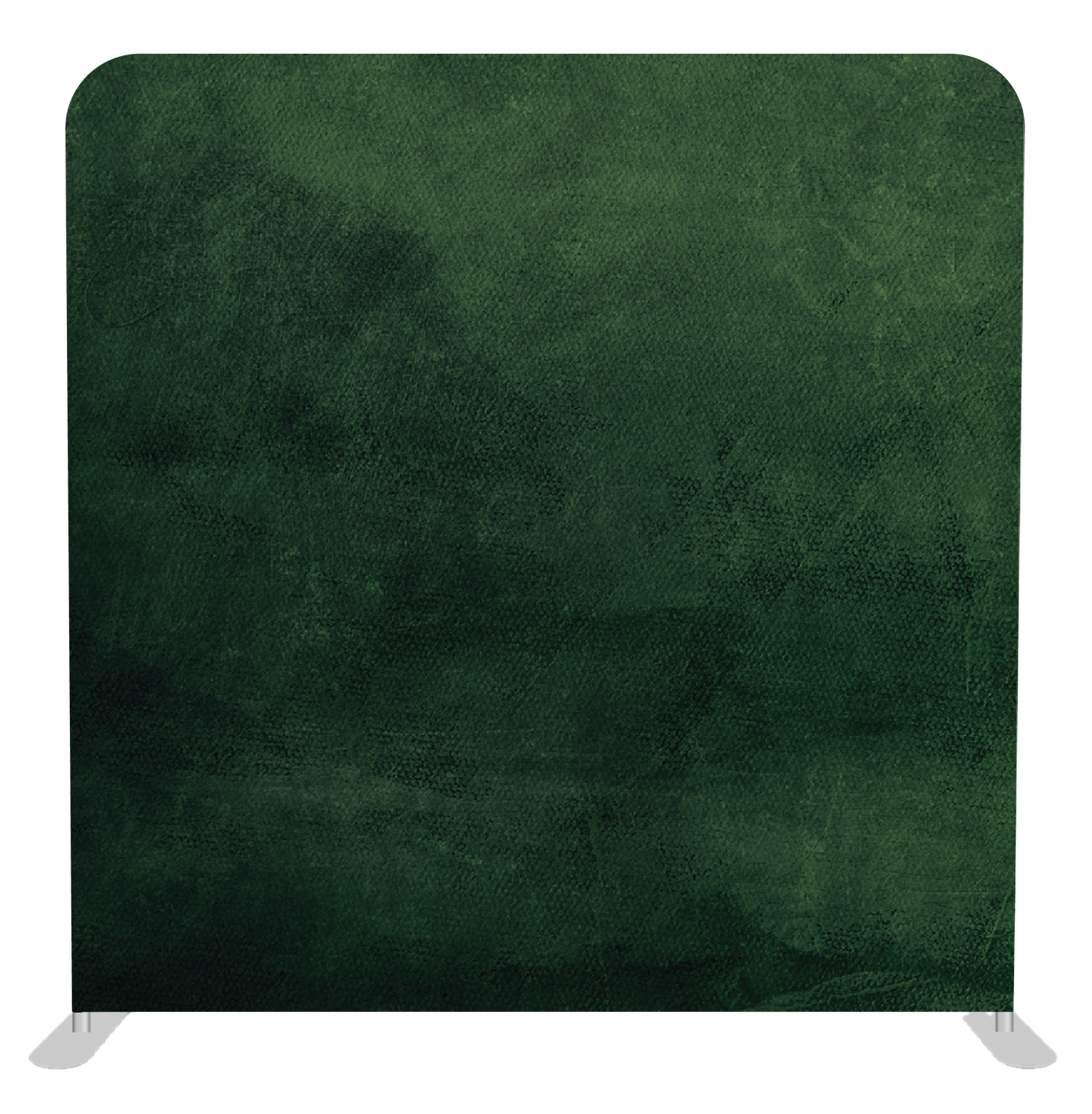 Silhouettes of two people having a conversation against a dark green textured background.