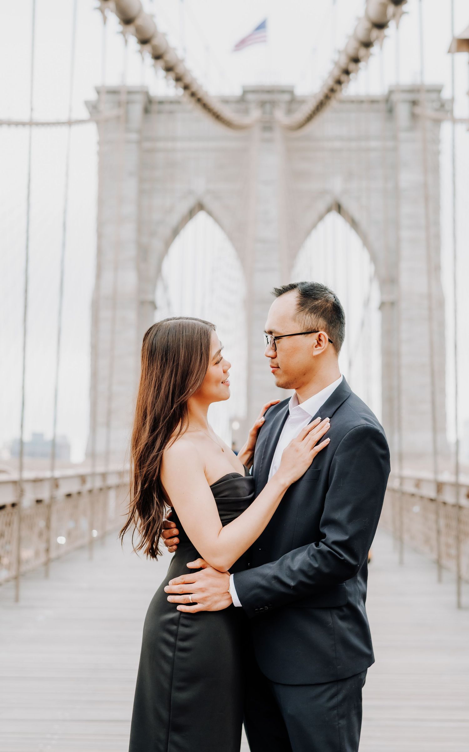 Brooklyn Bridge Engagement Photos