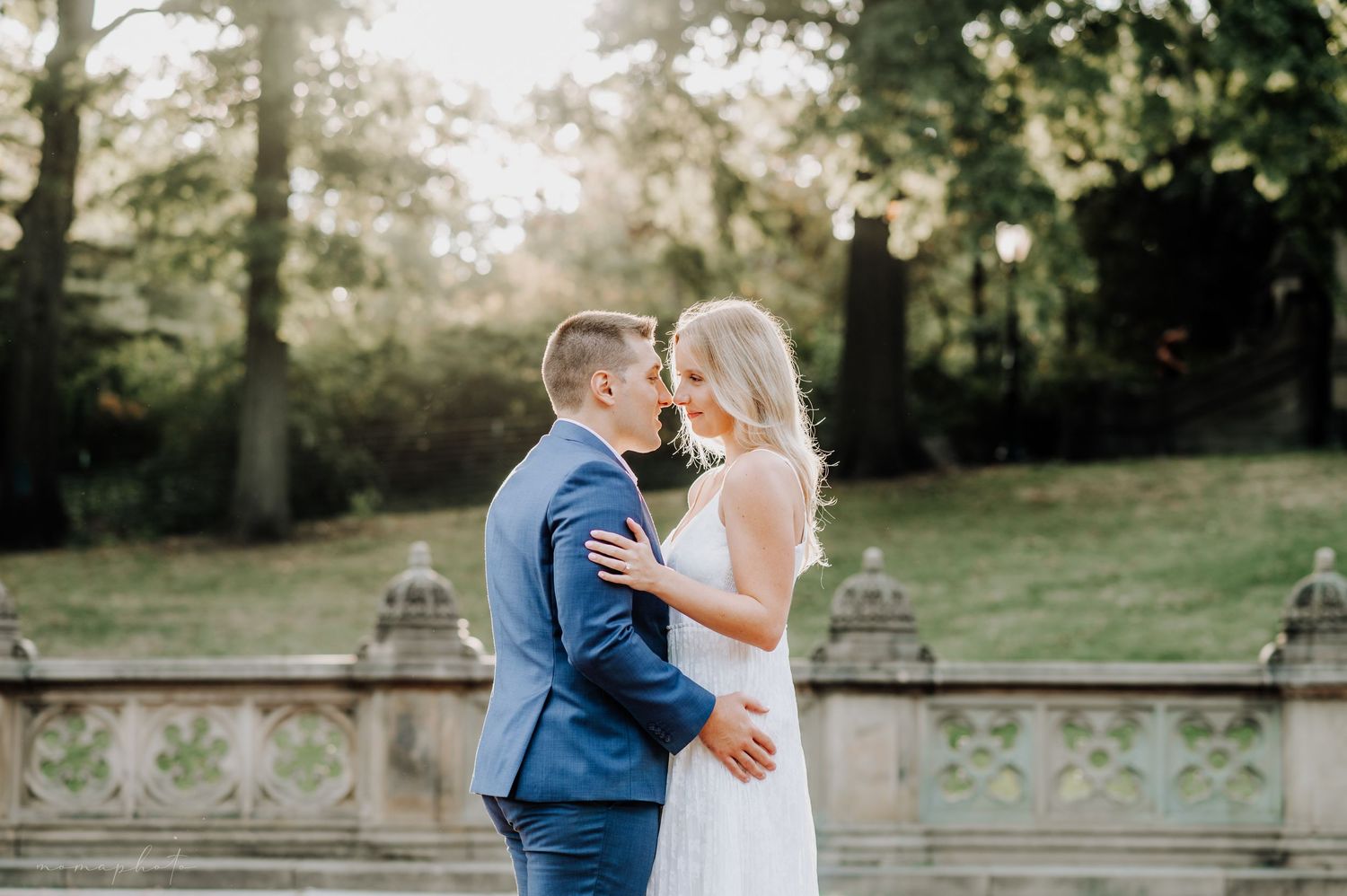 Couple engagement photo session wedding bethesda terrace central park nyc