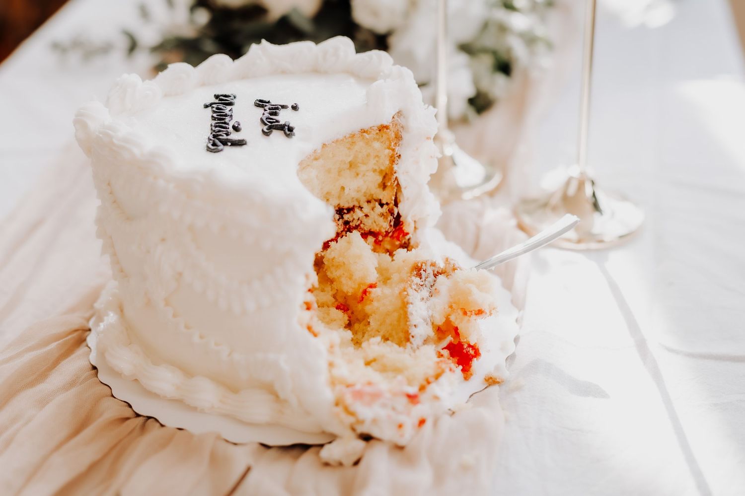 wedding cake ideas just married