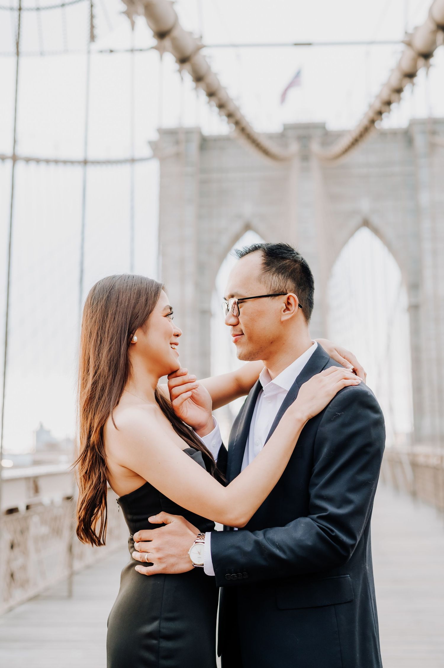 Brooklyn Bridge Engagement Photos