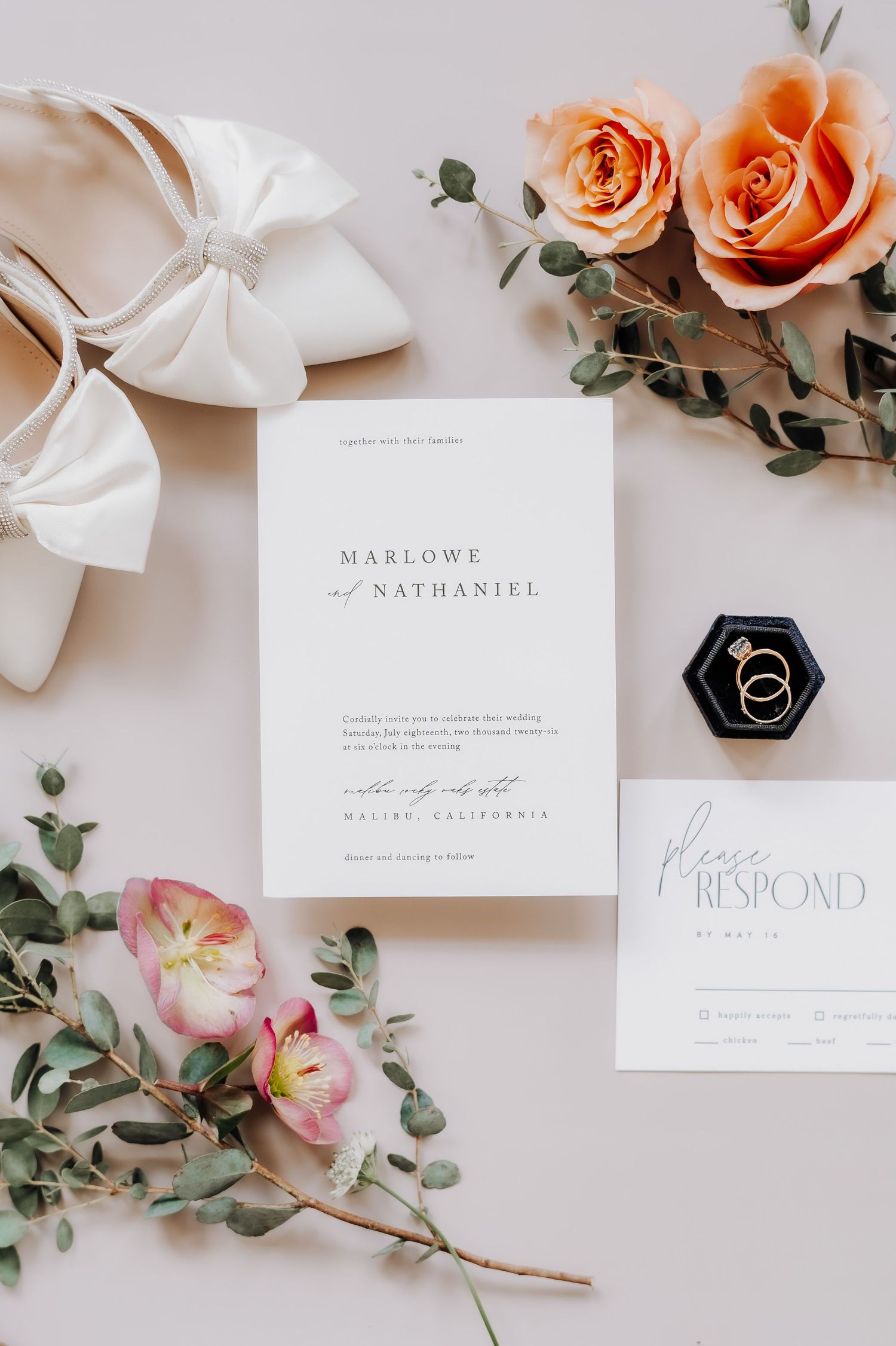 wedding flatlay ideas