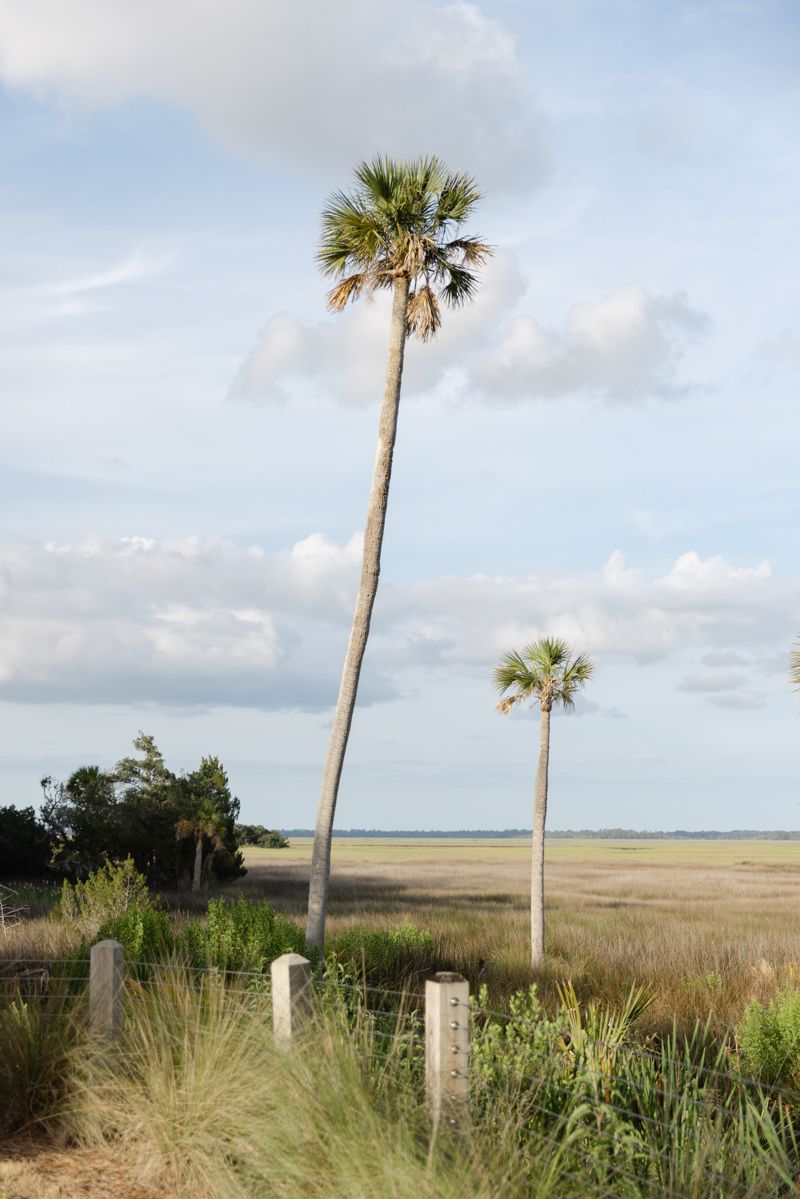 Marshside wedding venue with scenic views at Forbes Farm on St. Simons Island, Georgia. Coastal Southern charm.