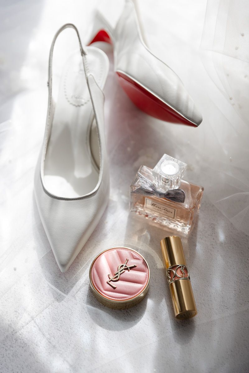 Editorial film-inspired photo of wedding details at a luxury Sea Island, Georgia celebration, captured by wedding photographer.