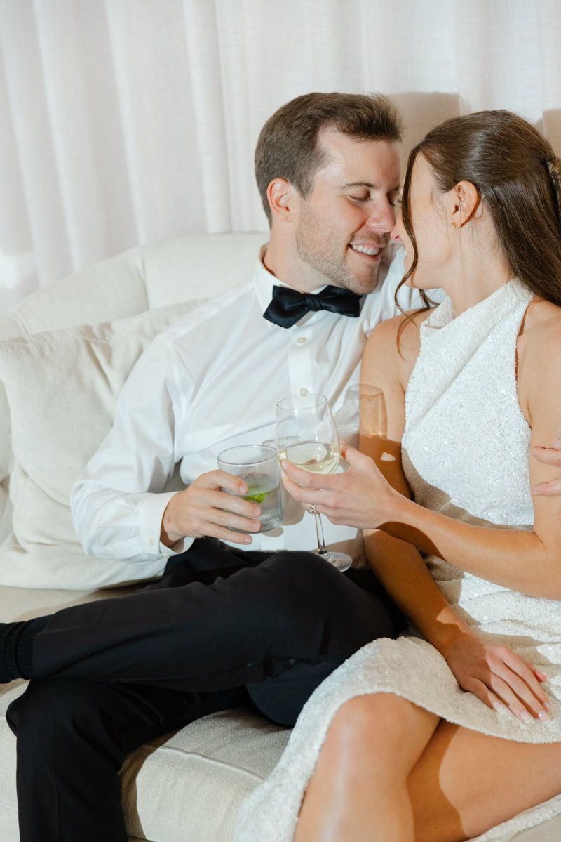 Luxury Sea Island wedding photography, bride and groom portraits at The Cloister with fashion-inspired, content-worthy vibes.