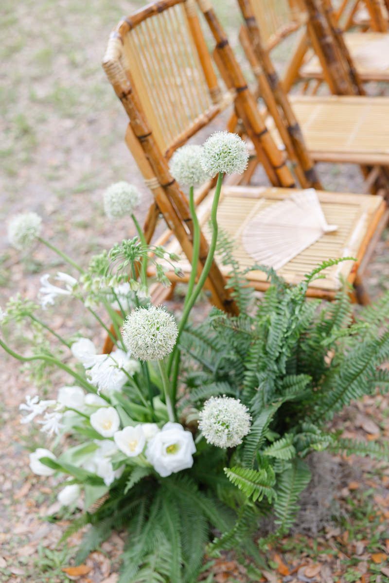 Luxury wedding florist serving St. Simons, Sea Island, Jekyll Island, and Savannah, Georgia. Custom floral details.