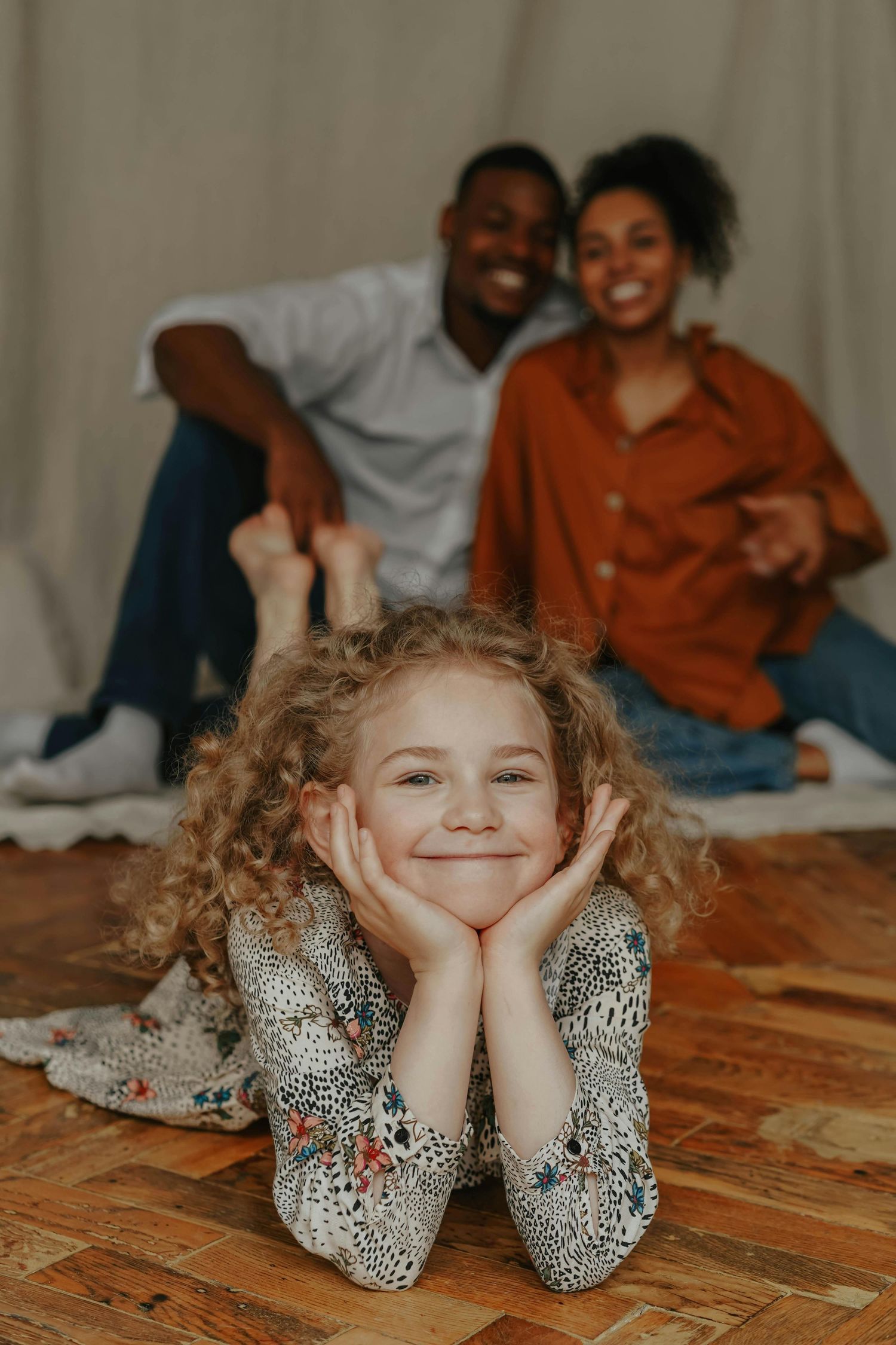 Scottsdale Arizona Family fun at home, children playing with parents, captured in luminous, heirloom-quality fine art portraits