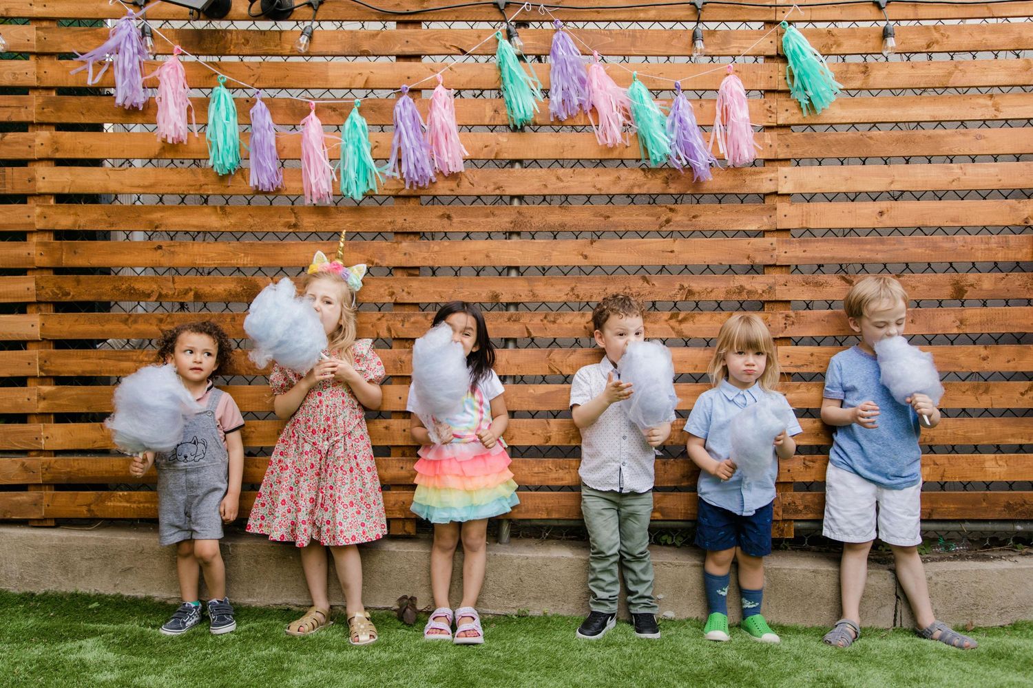 Scottsdale children’s birthday celebration, golden-hour fun, playful kids, photographed by a premier Arizona children photographer.