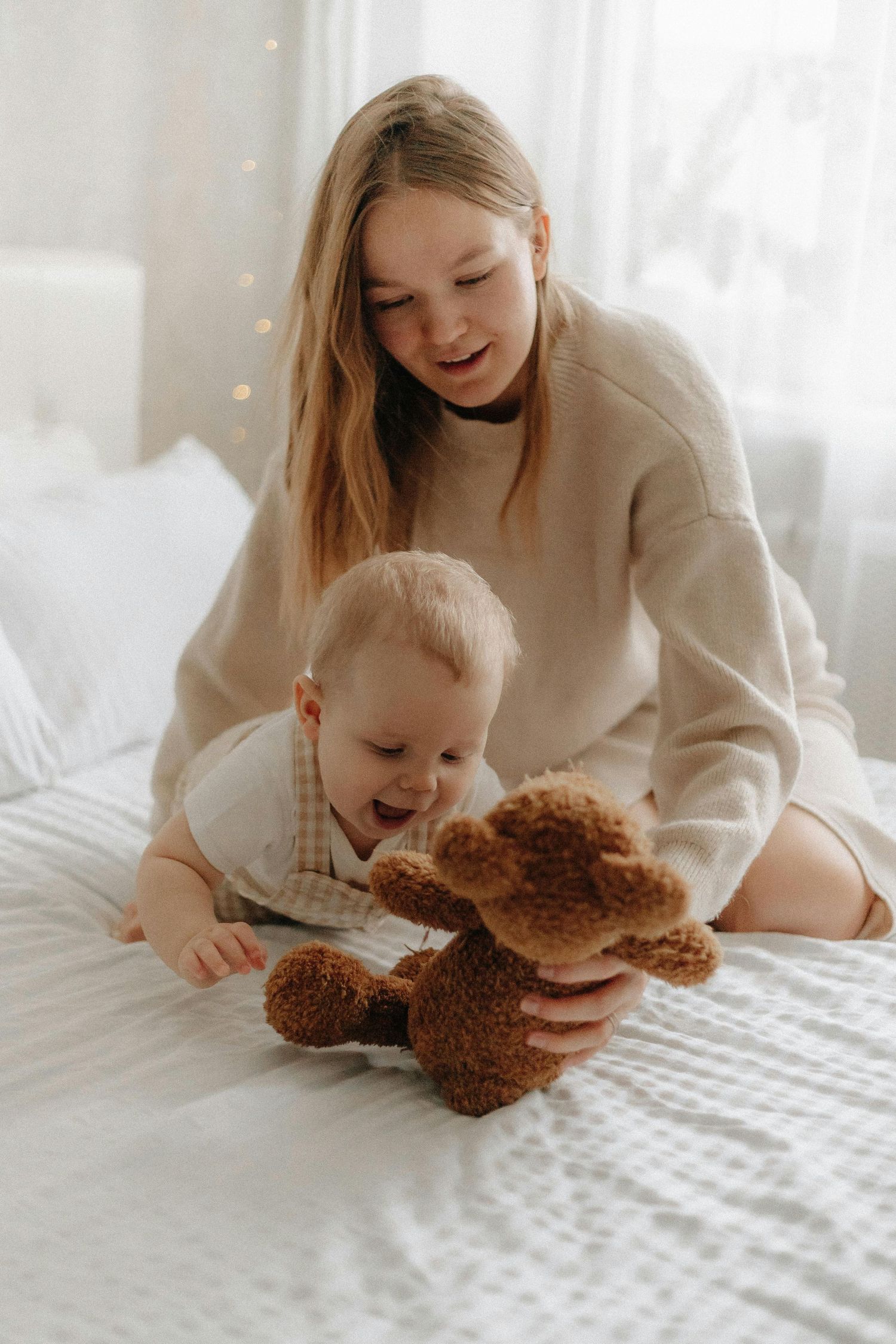 Marana family laughter echoing through their home, children and parents playing, photographed by an Arizona family photographer