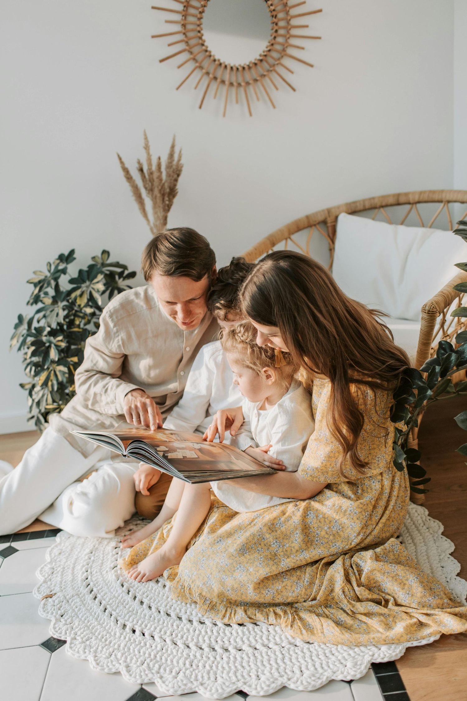 Prescott family portrait in bright studio lighting, captured by premier Arizona family photographer.