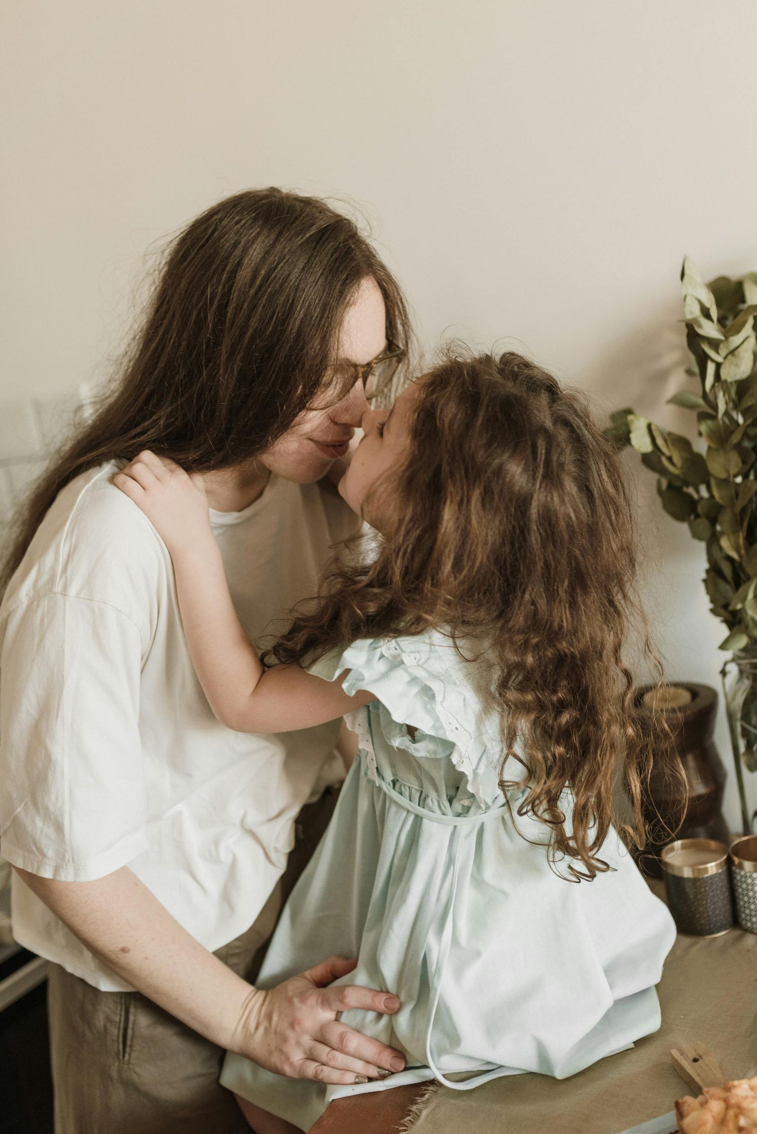 Camp Verde parents and kids playing in their home, golden hour light, captured by an Arizona family photographer