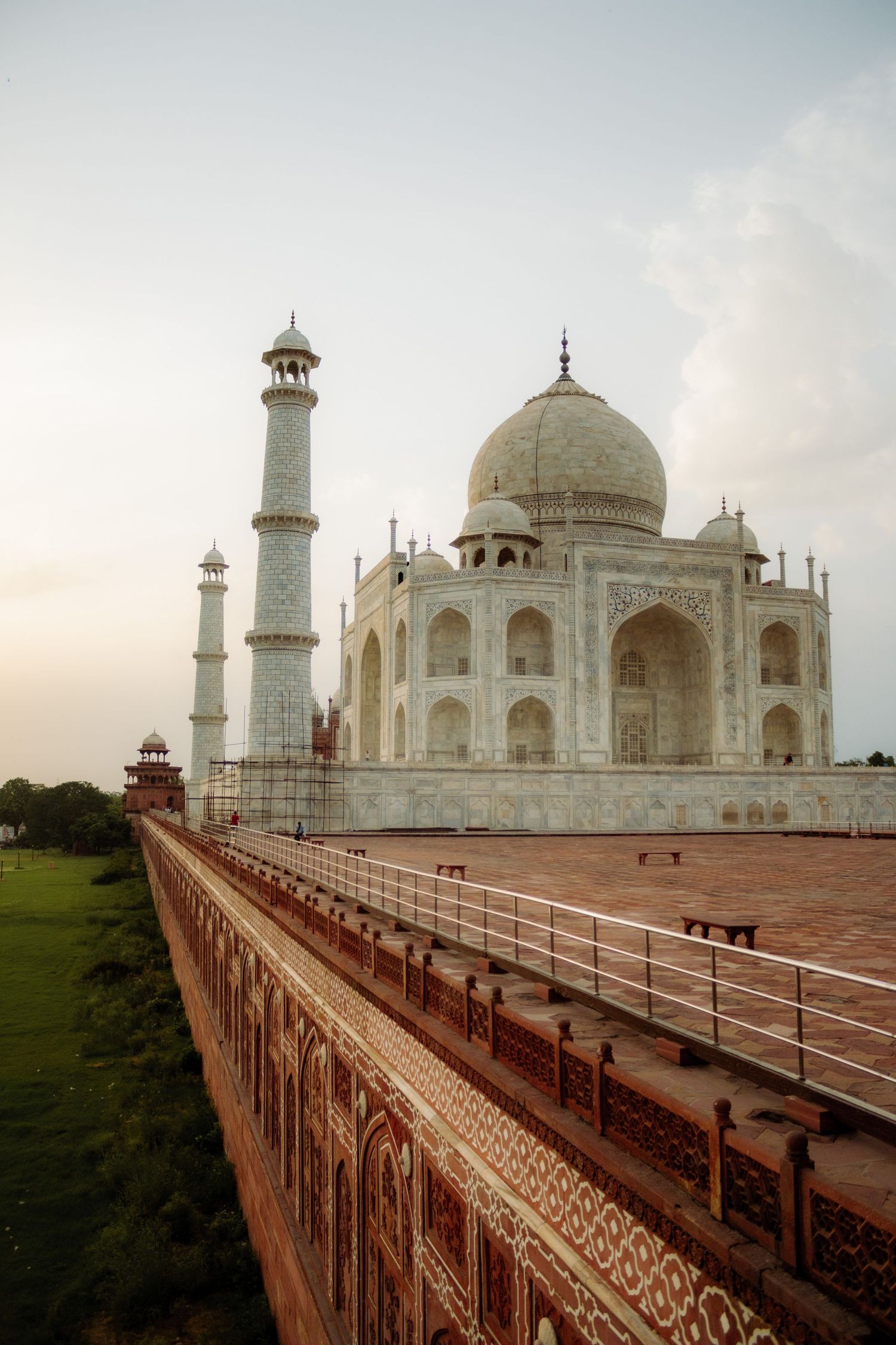 the Taj Mahal in Agra, India