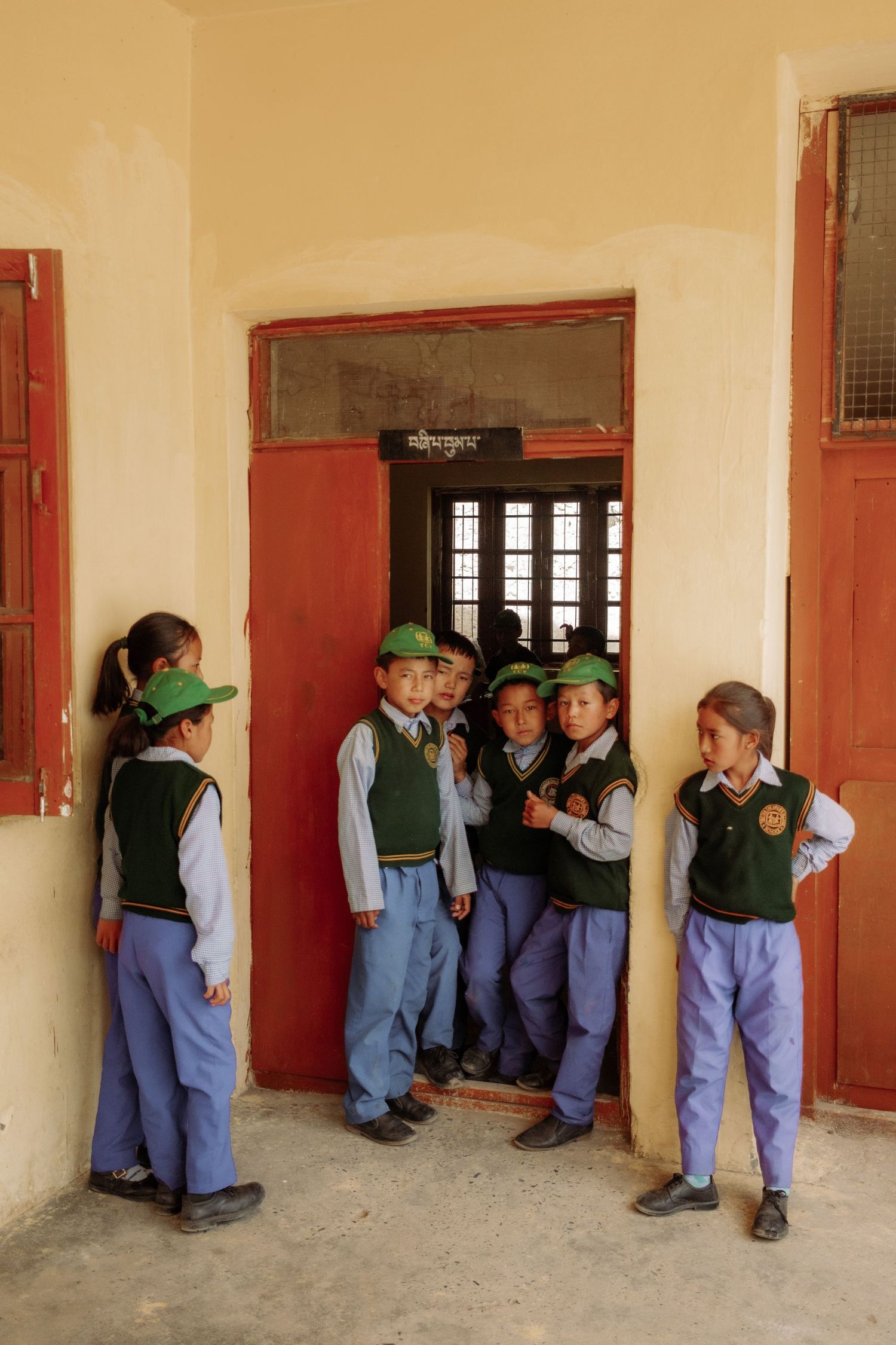Kids in a Tibetan school in Ladakh