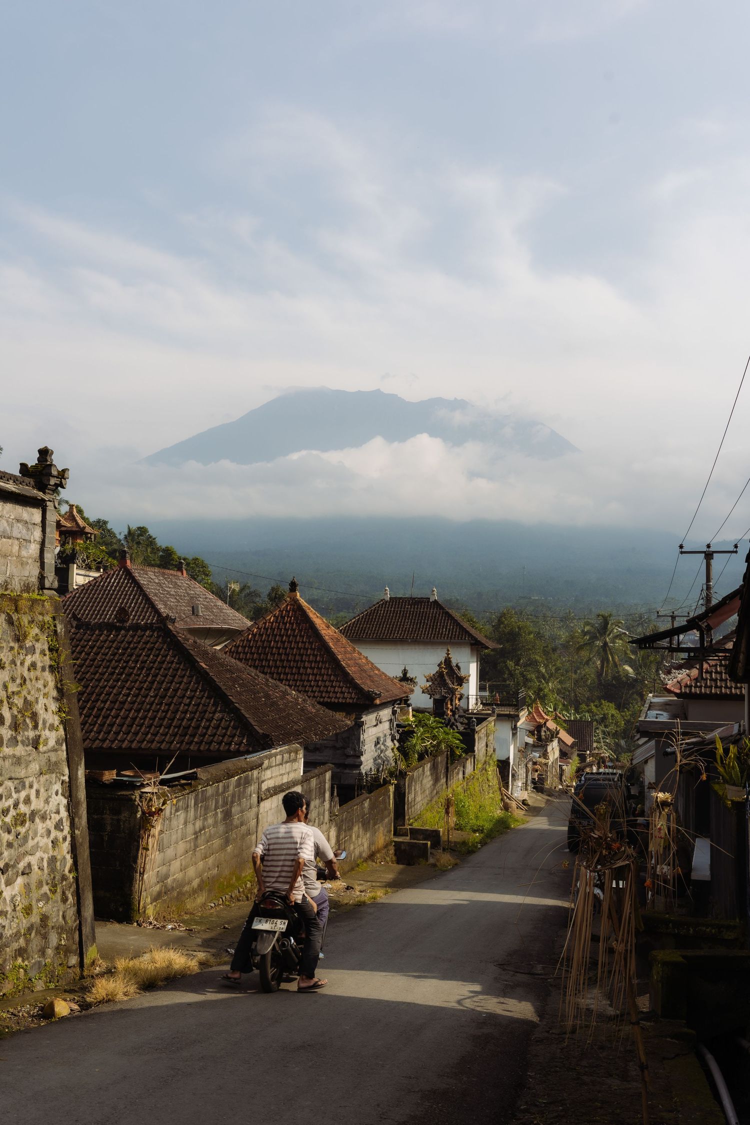 View of Mount Agung in Bali, Indonesia
