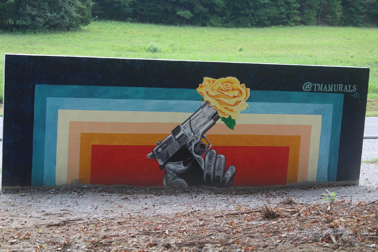 The Walls Art Park in Waverly, TN