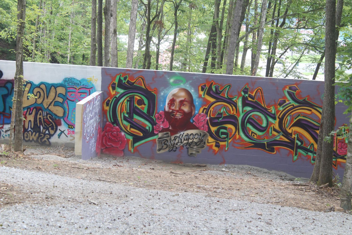 The Walls Art Park in Waverly, TN