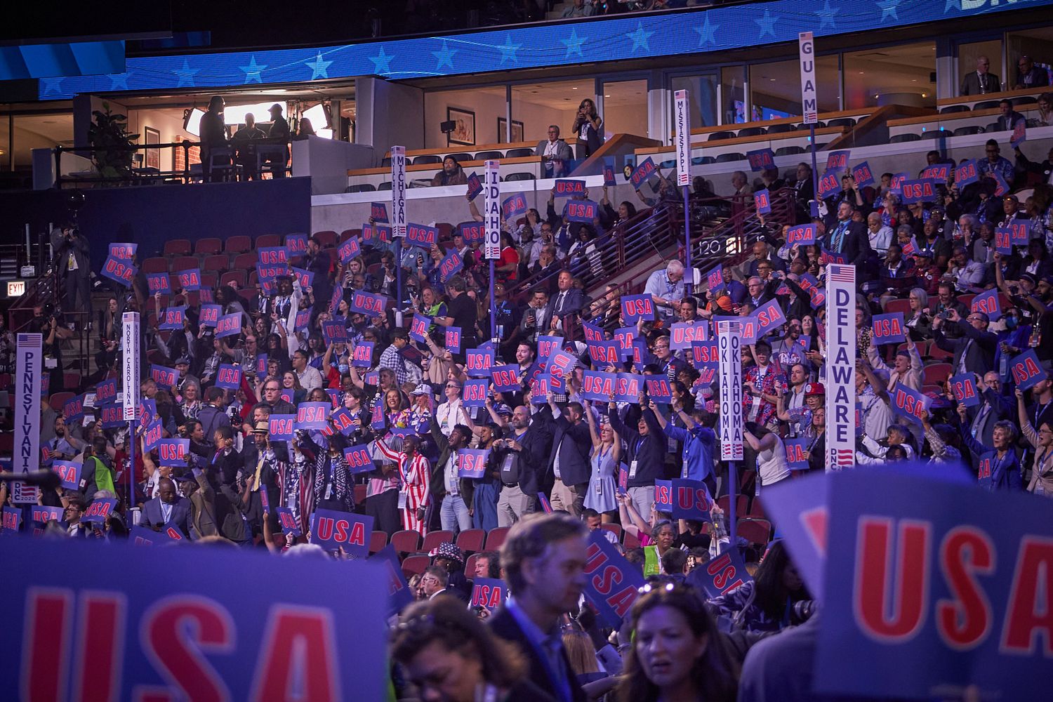 Crowd at 2020 DNC
