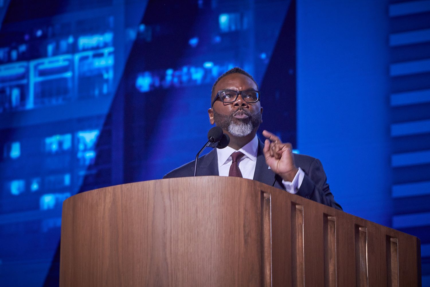 Brandon Johnson at 2020 DNC
