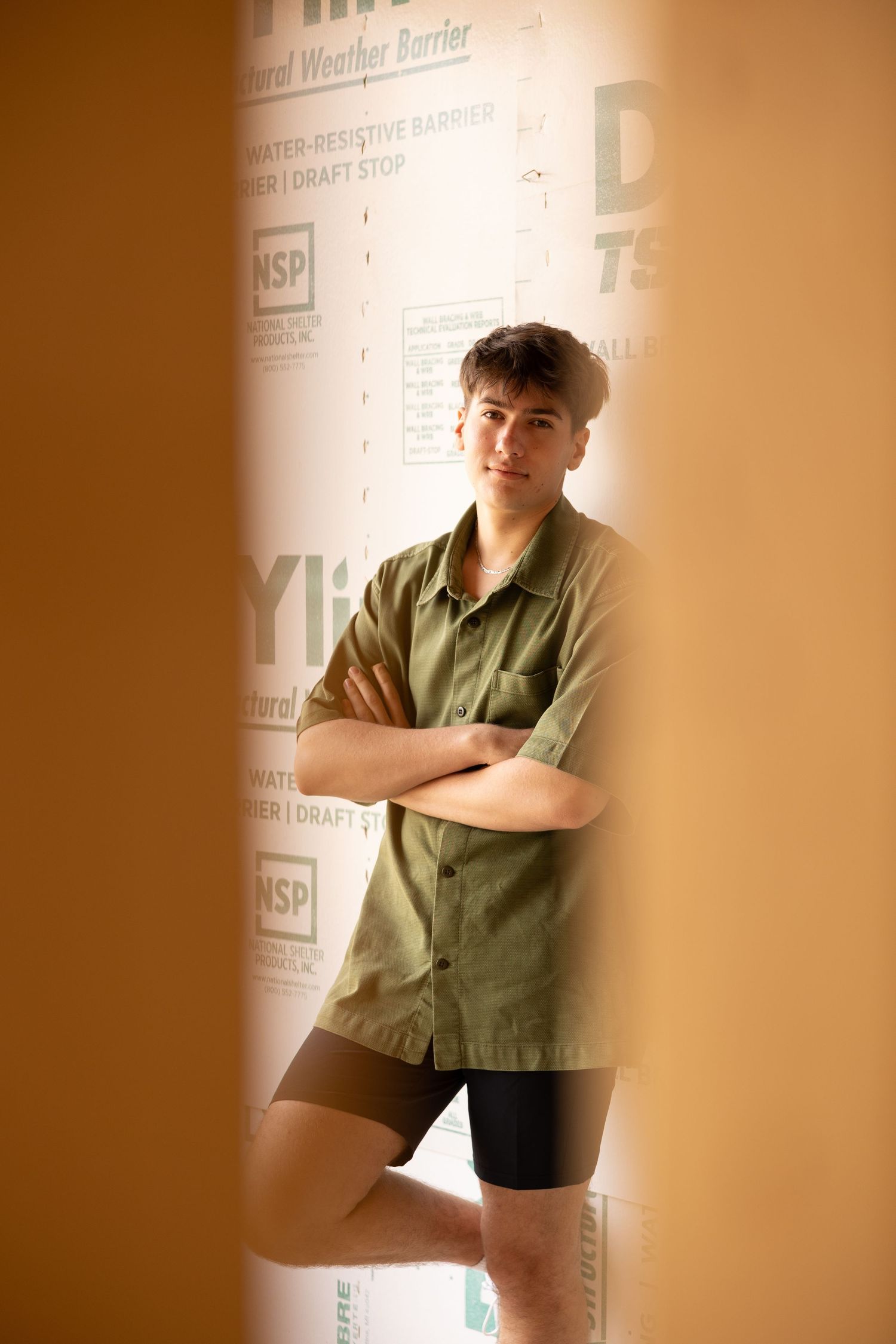 Male senior portrait for architects