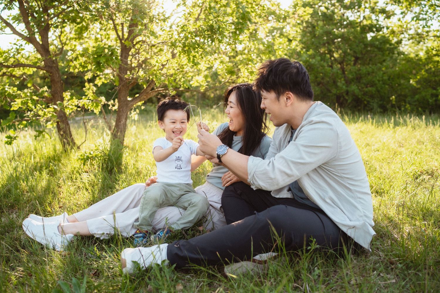 Natürliche Familienfotografie in Niederösterreich