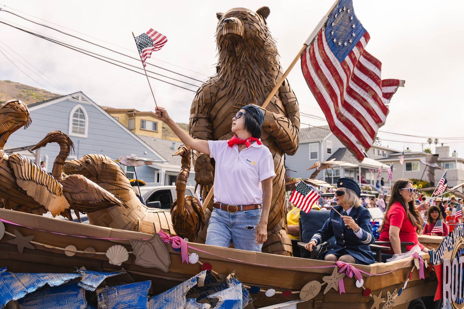Parade attendees