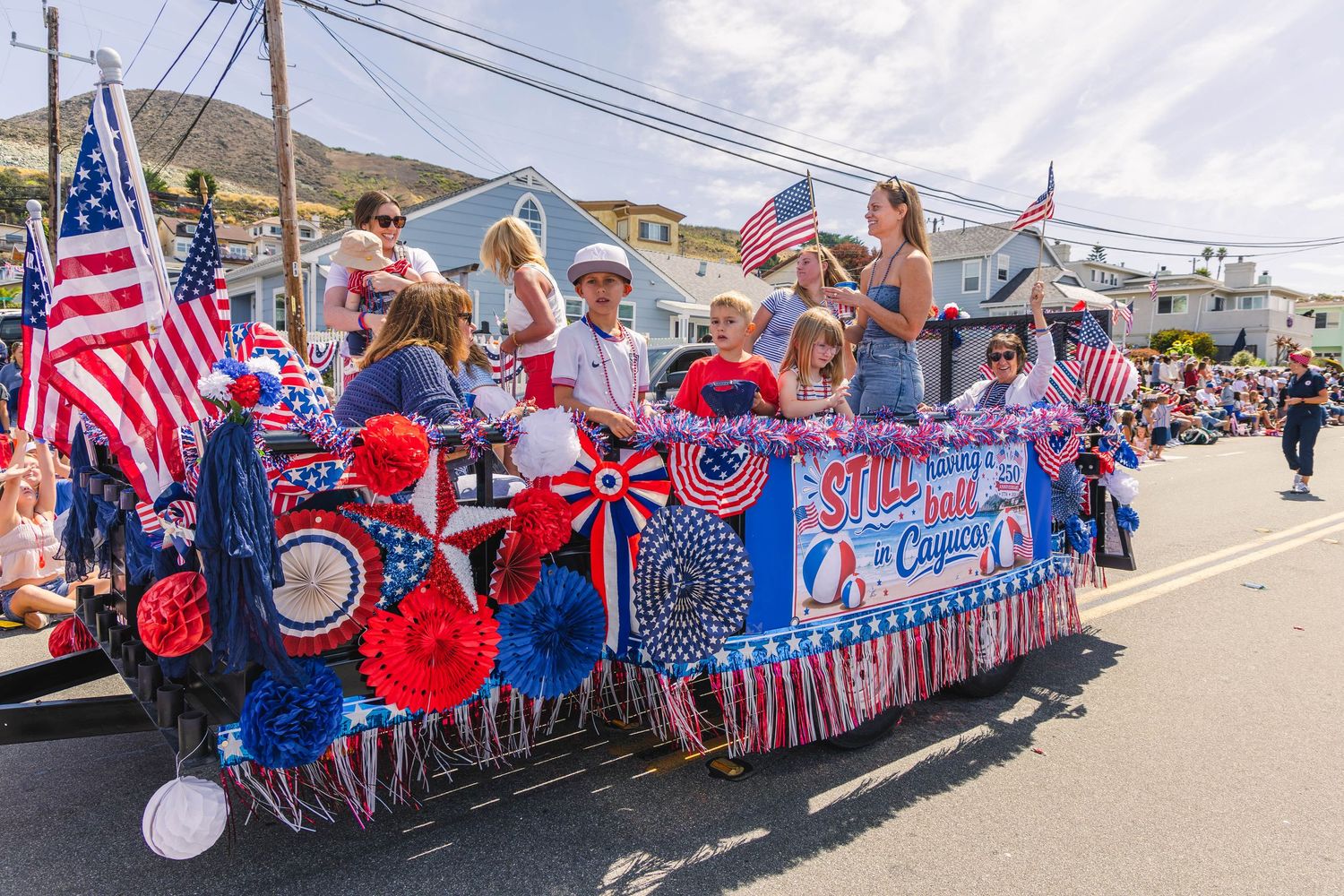 Parade attendees