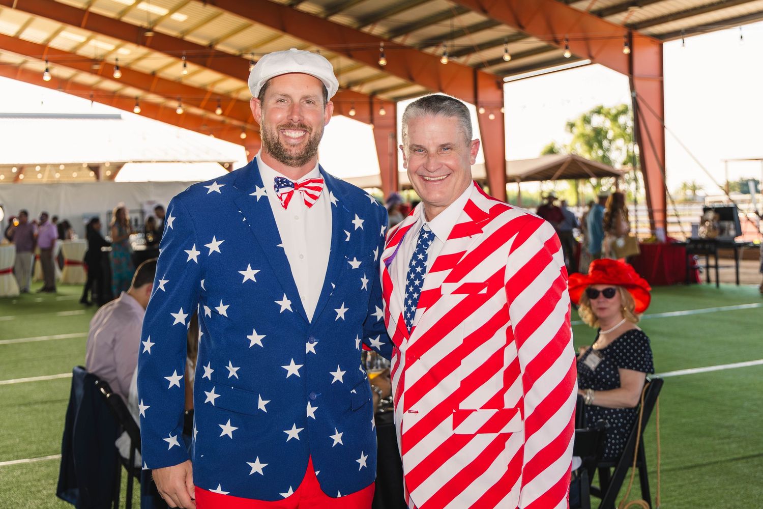Group enjoying community fundraiser event