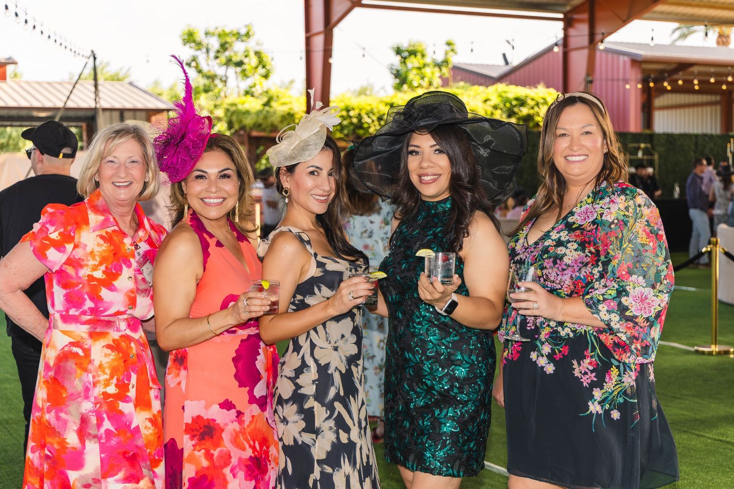 Group enjoying community fundraiser event