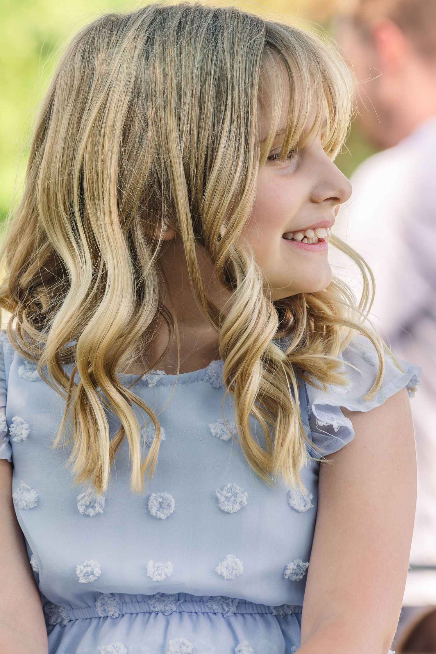 Young girl enjoying Easter celebrations