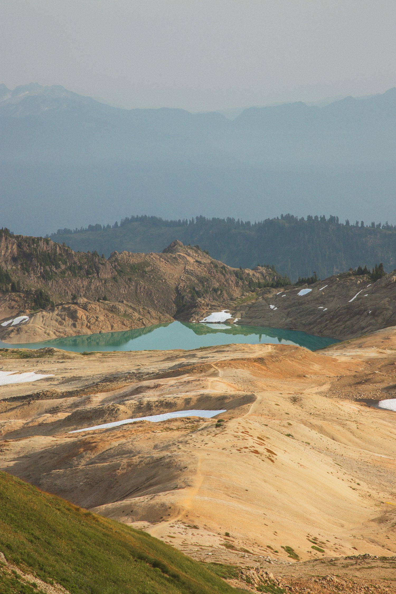 Natural mountain landscape at Mount Baker, Washington elopement location