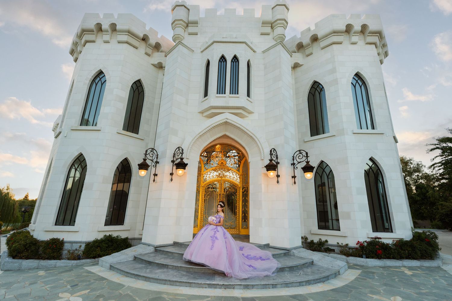 Luxury quinceañera photography in Sacramento CA with elegant, magazine-style portraits