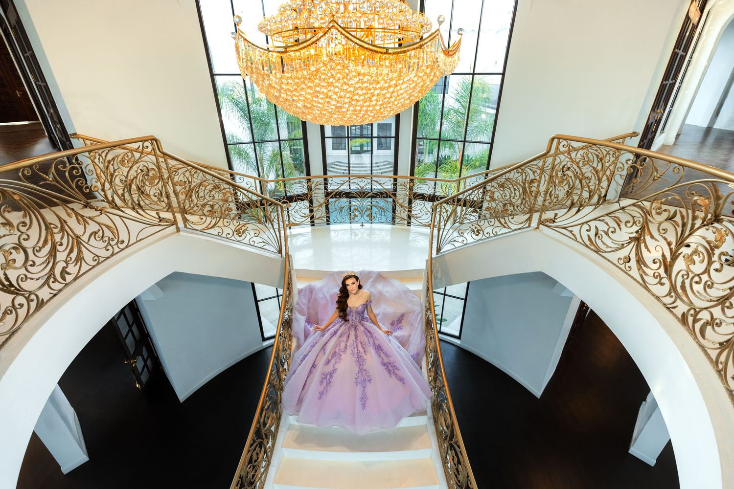 Luxury quinceañera photography in Sacramento CA with elegant, magazine-style portraits