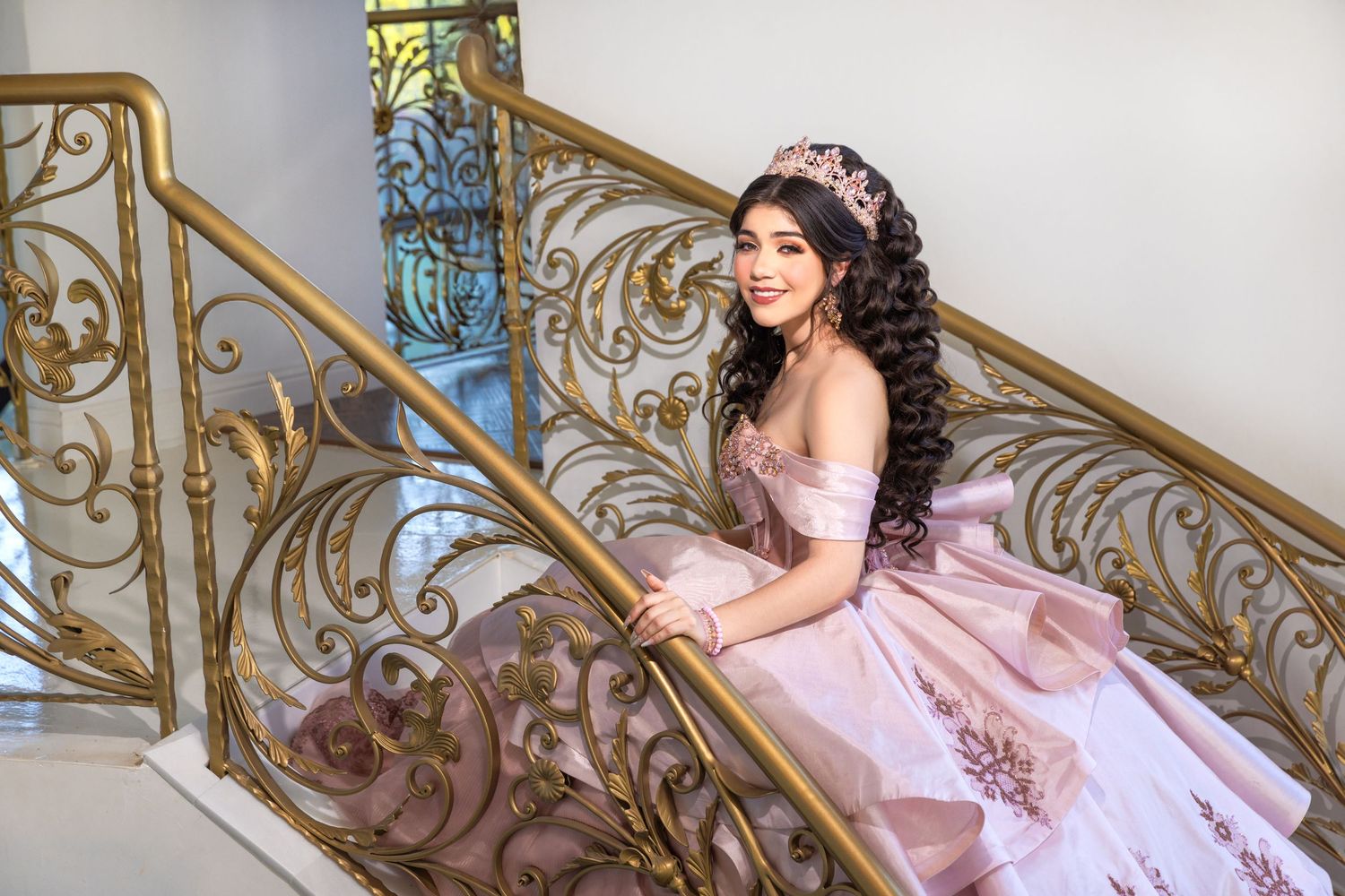 Luxury quinceañera photography in Sacramento CA with elegant, magazine-style portraits