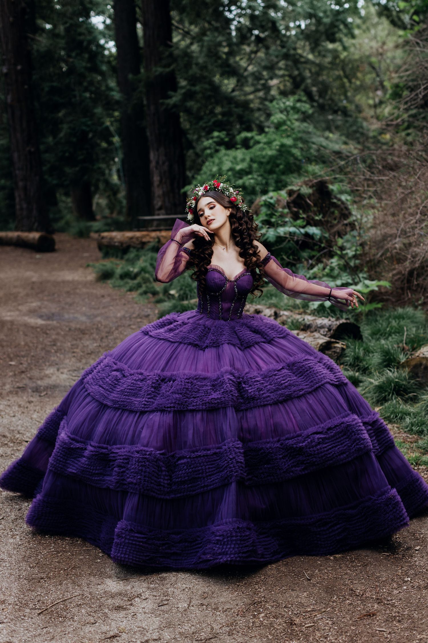 Luxury quinceañera photography in Sacramento CA with elegant, magazine-style portraits