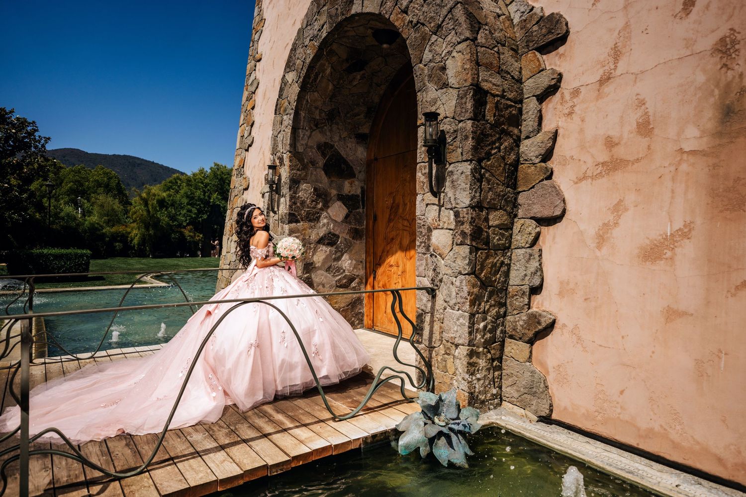 Luxury quinceañera photography in Sacramento CA with elegant, magazine-style portraits